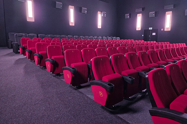 Der neu gestaltete Saal 1 der Kinostar Filmwelt Mosbach