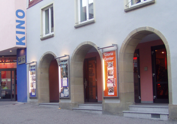 Außenansicht der Lichtspiele in Schwäbisch Hall
