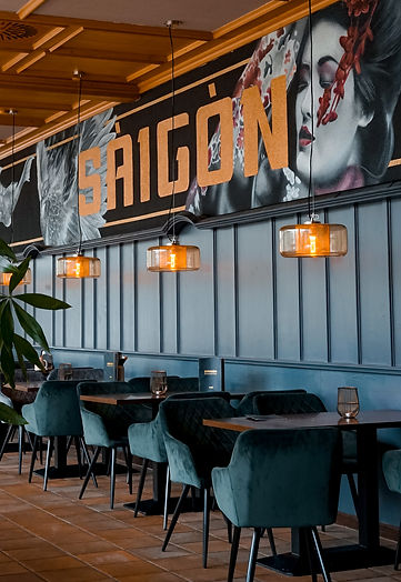 Innenraum des Restaurants Saigon in Bretten
